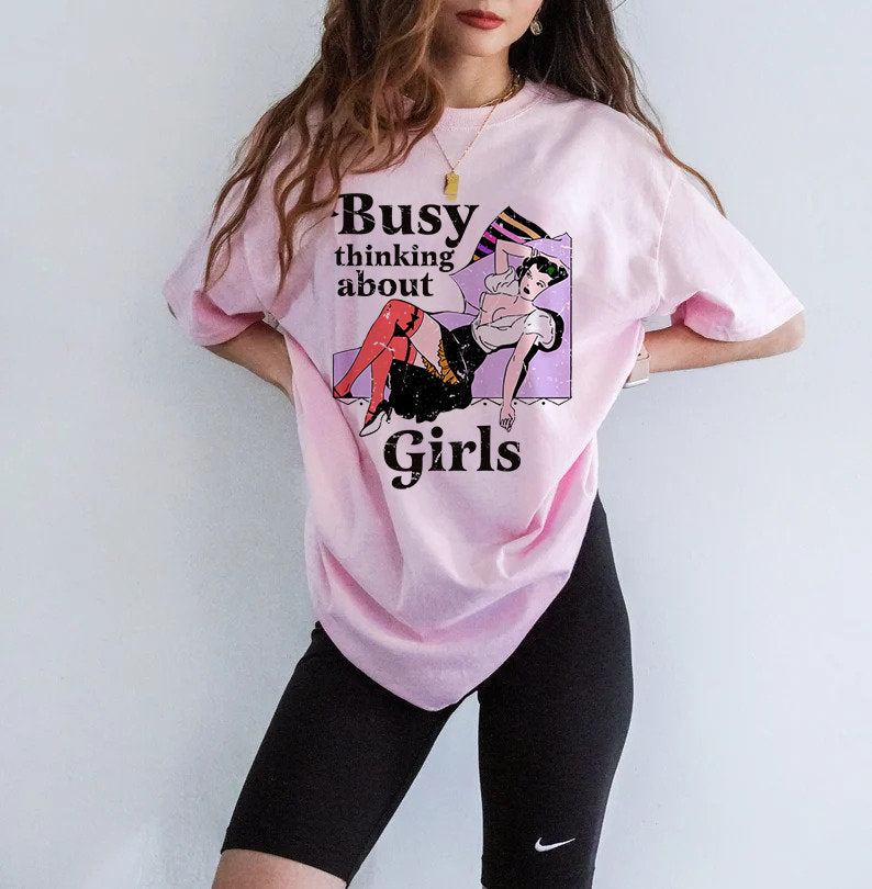 Busy thinking about girls