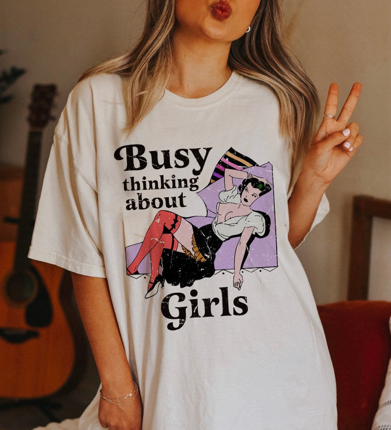 Busy thinking about girls