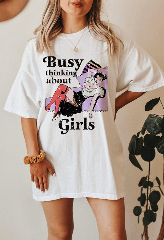 Busy thinking about girls