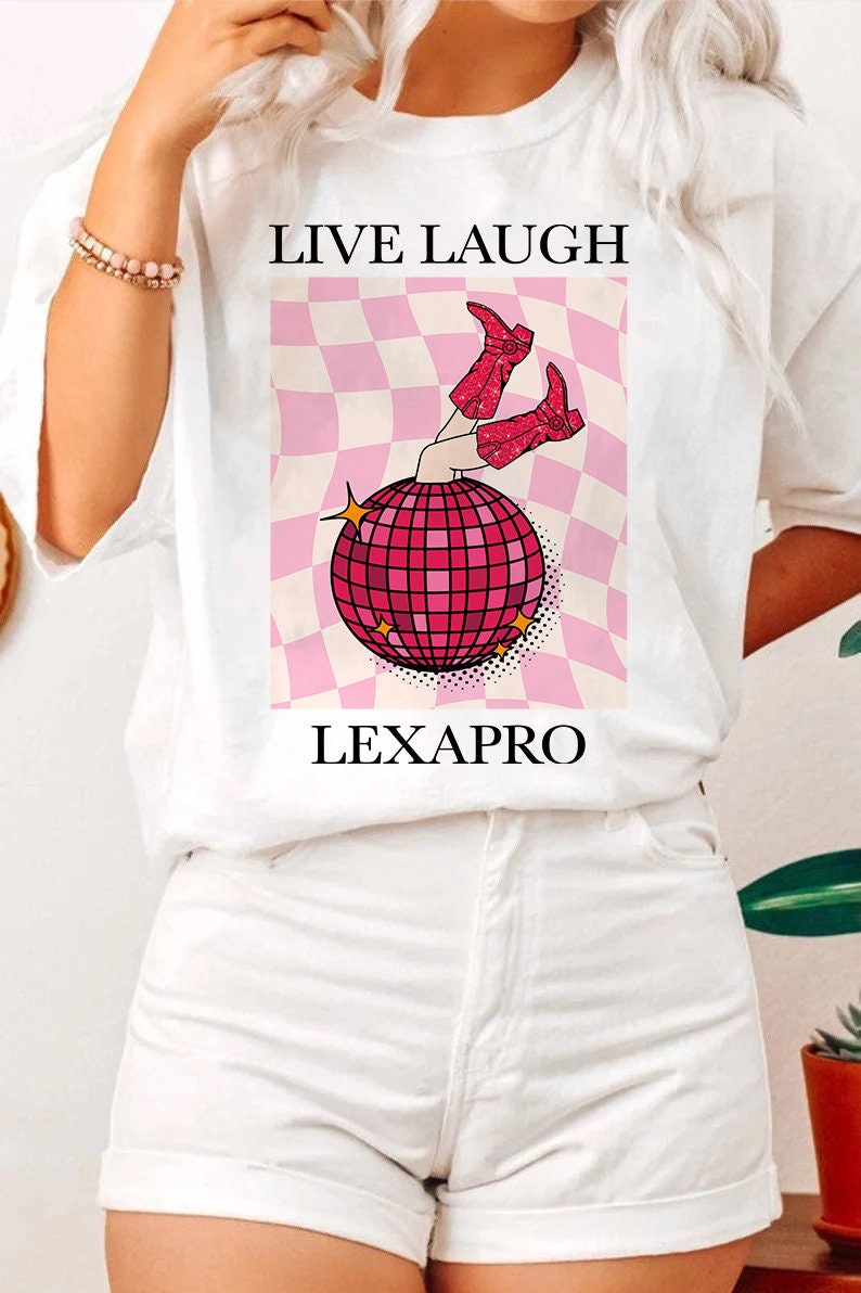 Live Laugh | depression awareness shirt | funny mental health shirt | anxiety shirt | serotonin shirt | bpd awareness | end stigma