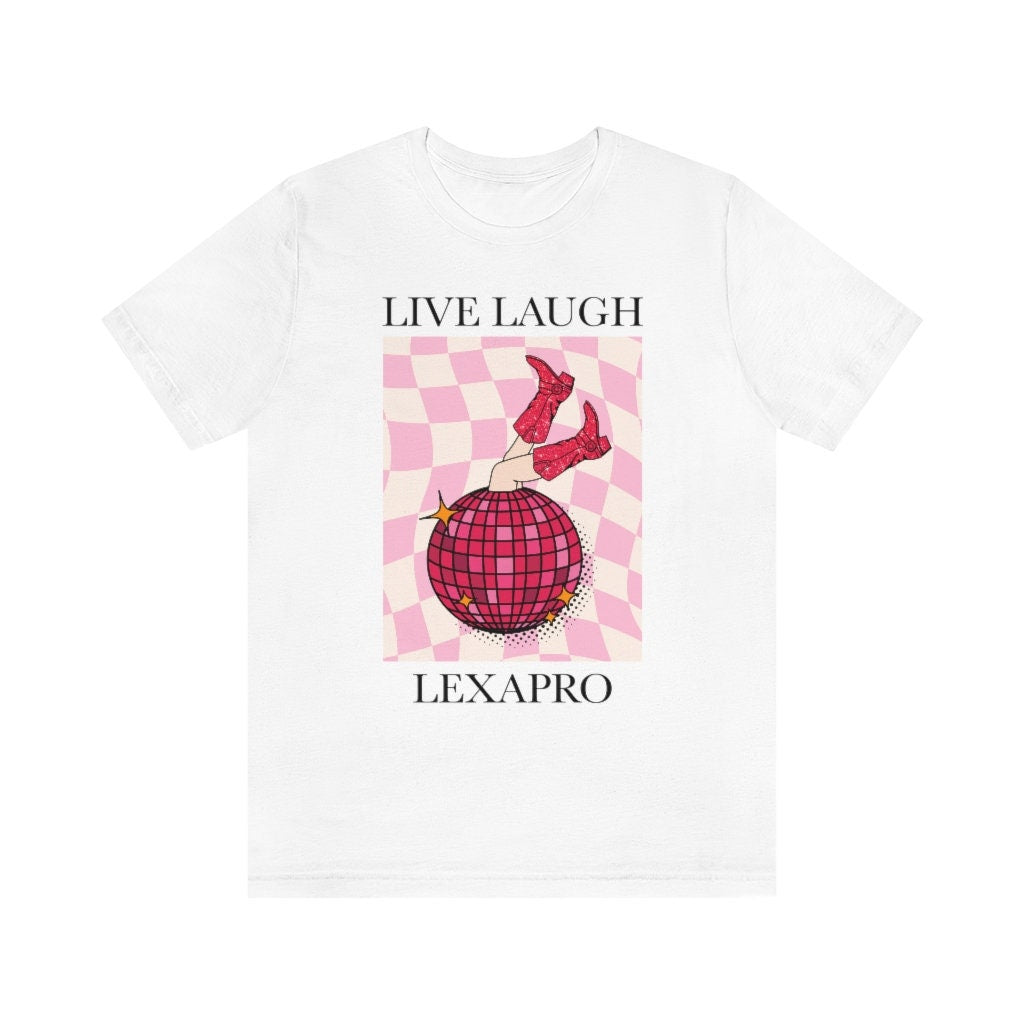 Live Laugh | depression awareness shirt | funny mental health shirt | anxiety shirt | serotonin shirt | bpd awareness | end stigma