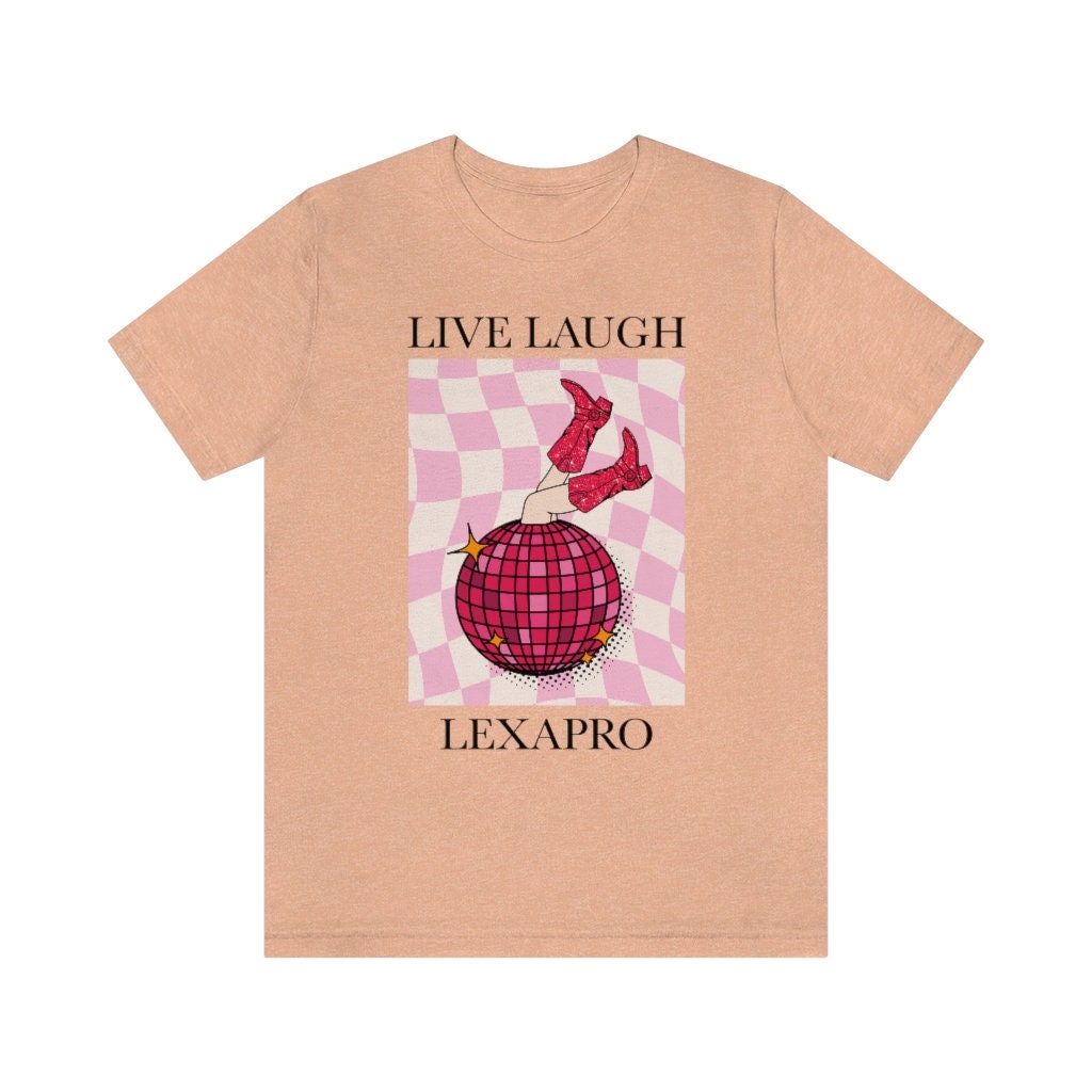 Live Laugh | depression awareness shirt | funny mental health shirt | anxiety shirt | serotonin shirt | bpd awareness | end stigma