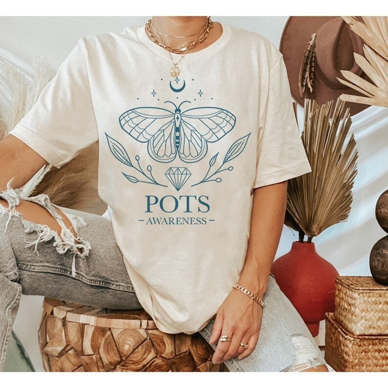 Pots awareness shirt | pots syndrome shirt | pots disease shirt | Postural Orthostatic Tachycardia Syndrome shirt | chronic illness shirt