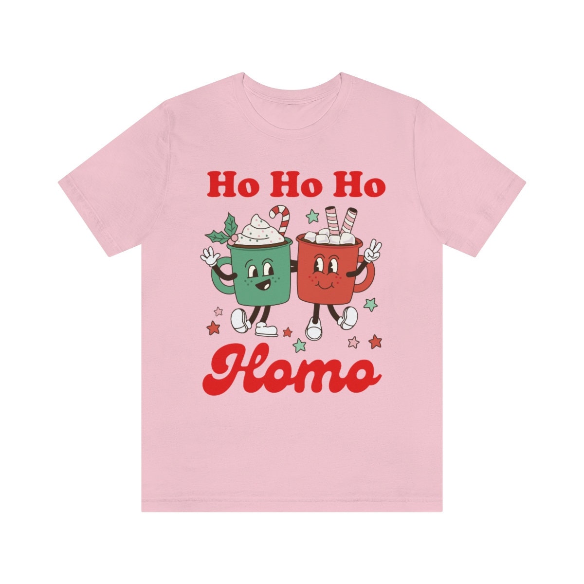 Ho Ho Homo shirt | gay christmas shirt | lesbian christmas shirt | lgbtq christmas shirt | queer christmas shirt | gay santa retro gay xmas
