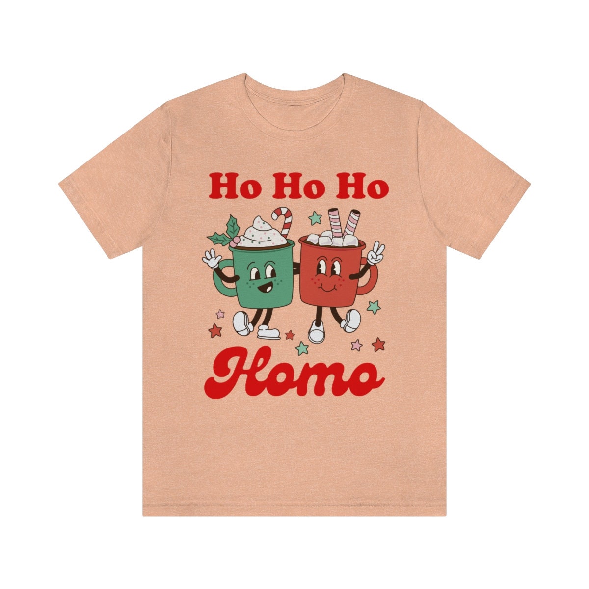 Ho Ho Homo shirt | gay christmas shirt | lesbian christmas shirt | lgbtq christmas shirt | queer christmas shirt | gay santa retro gay xmas