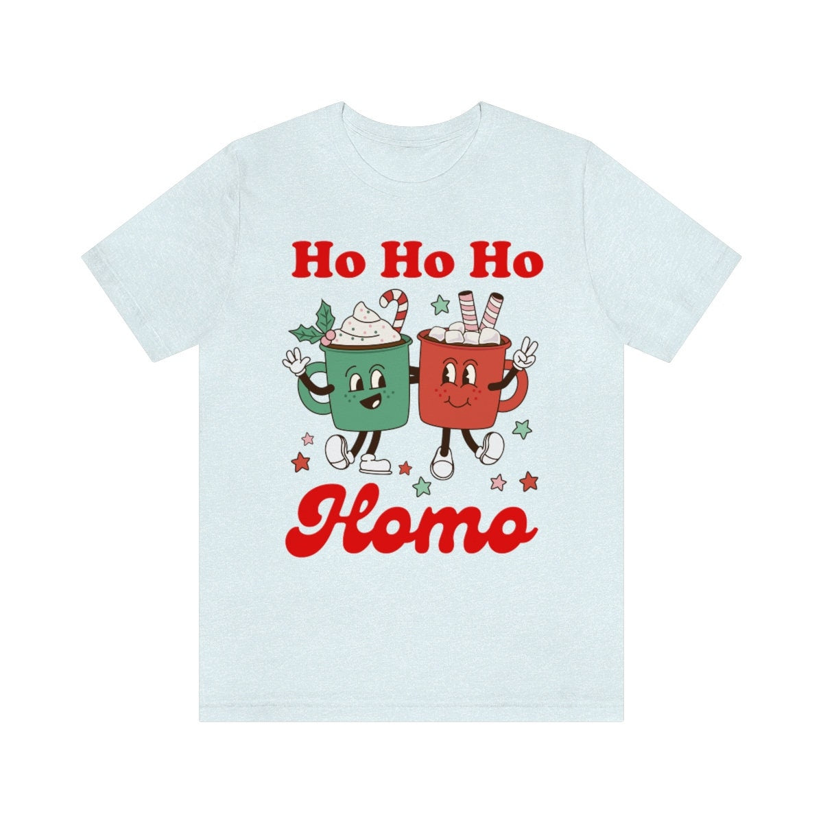 Ho Ho Homo shirt | gay christmas shirt | lesbian christmas shirt | lgbtq christmas shirt | queer christmas shirt | gay santa retro gay xmas