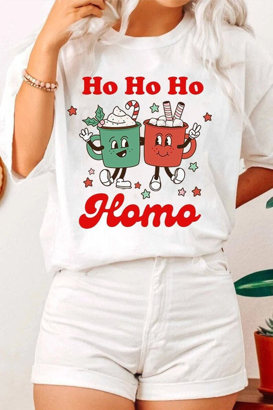 Ho Ho Homo shirt | gay christmas shirt | lesbian christmas shirt | lgbtq christmas shirt | queer christmas shirt | gay santa retro gay xmas
