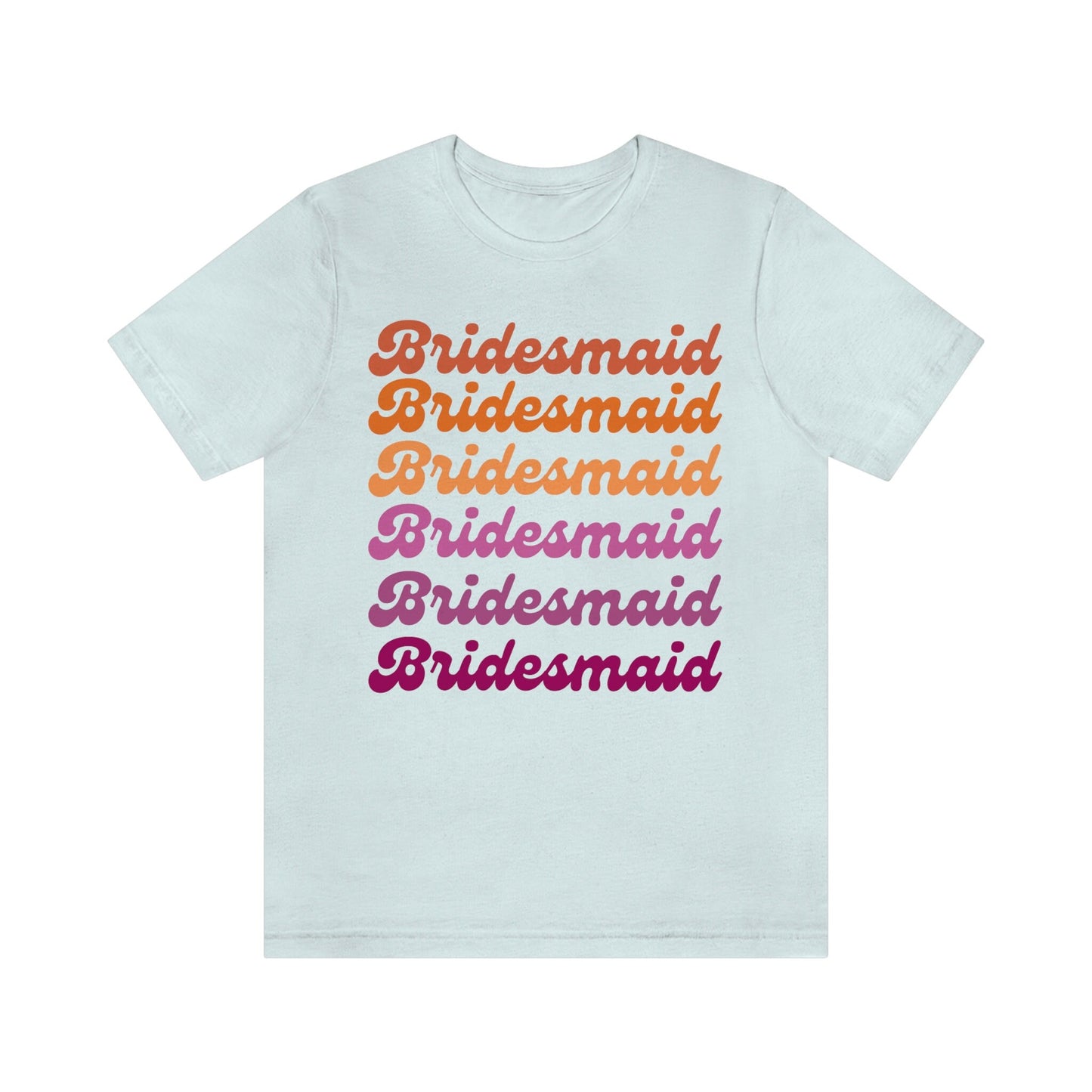 lesbian bridesmaid shirt