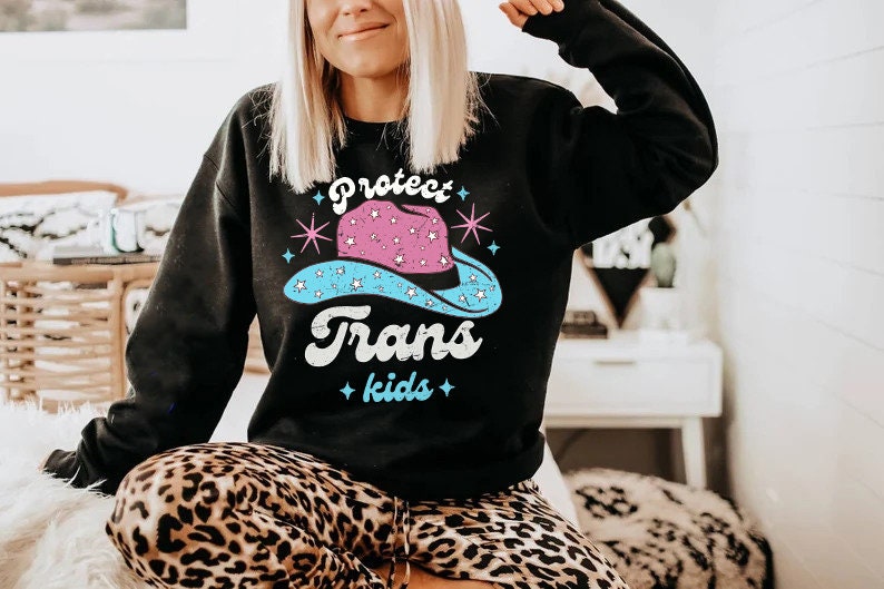 Protect trans kids sweatshirt