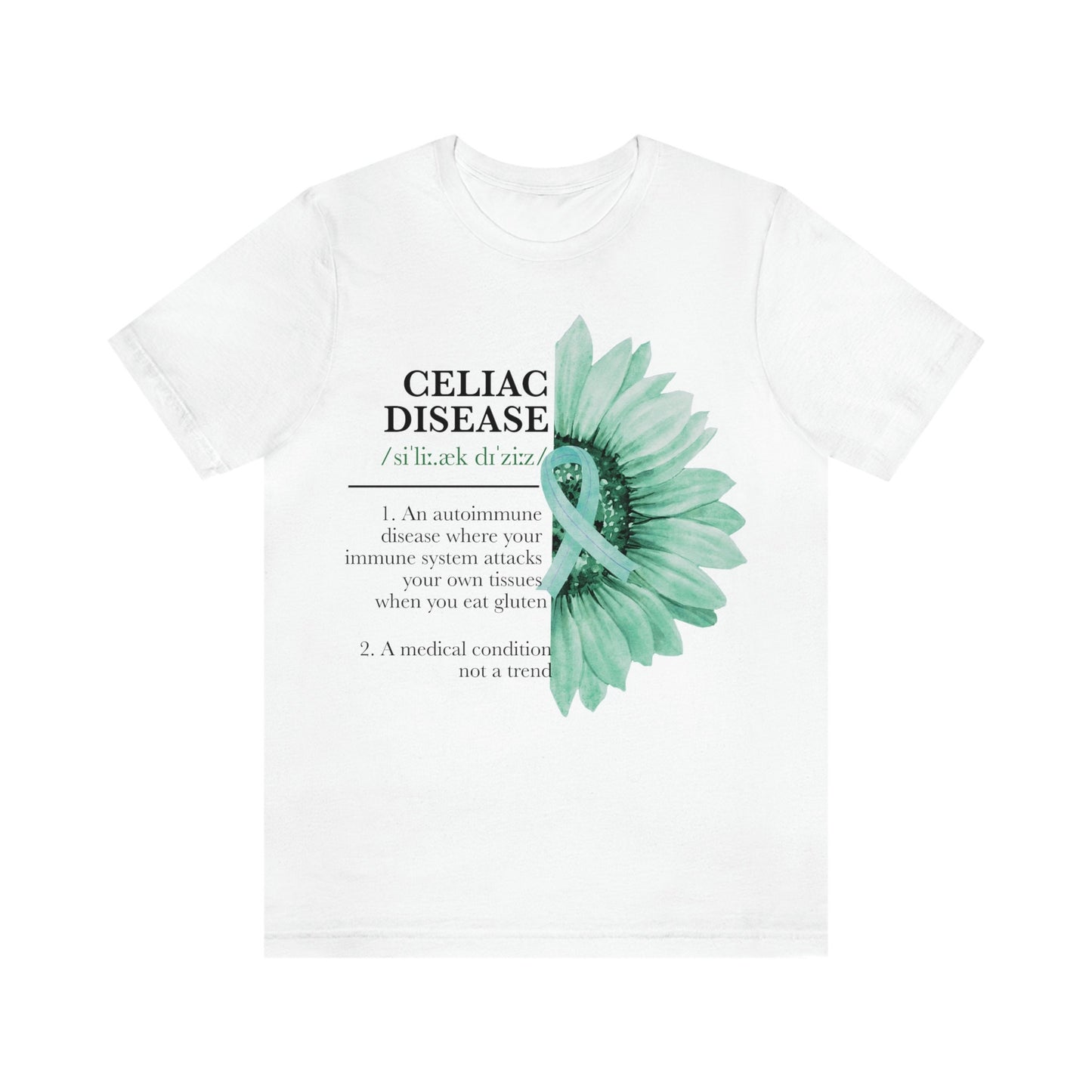 Celiac disease shirt | celiac disease awareness shirt | gluten free shirt | food allergy shirt | celiac butterfly | gluten warrior | fpies
