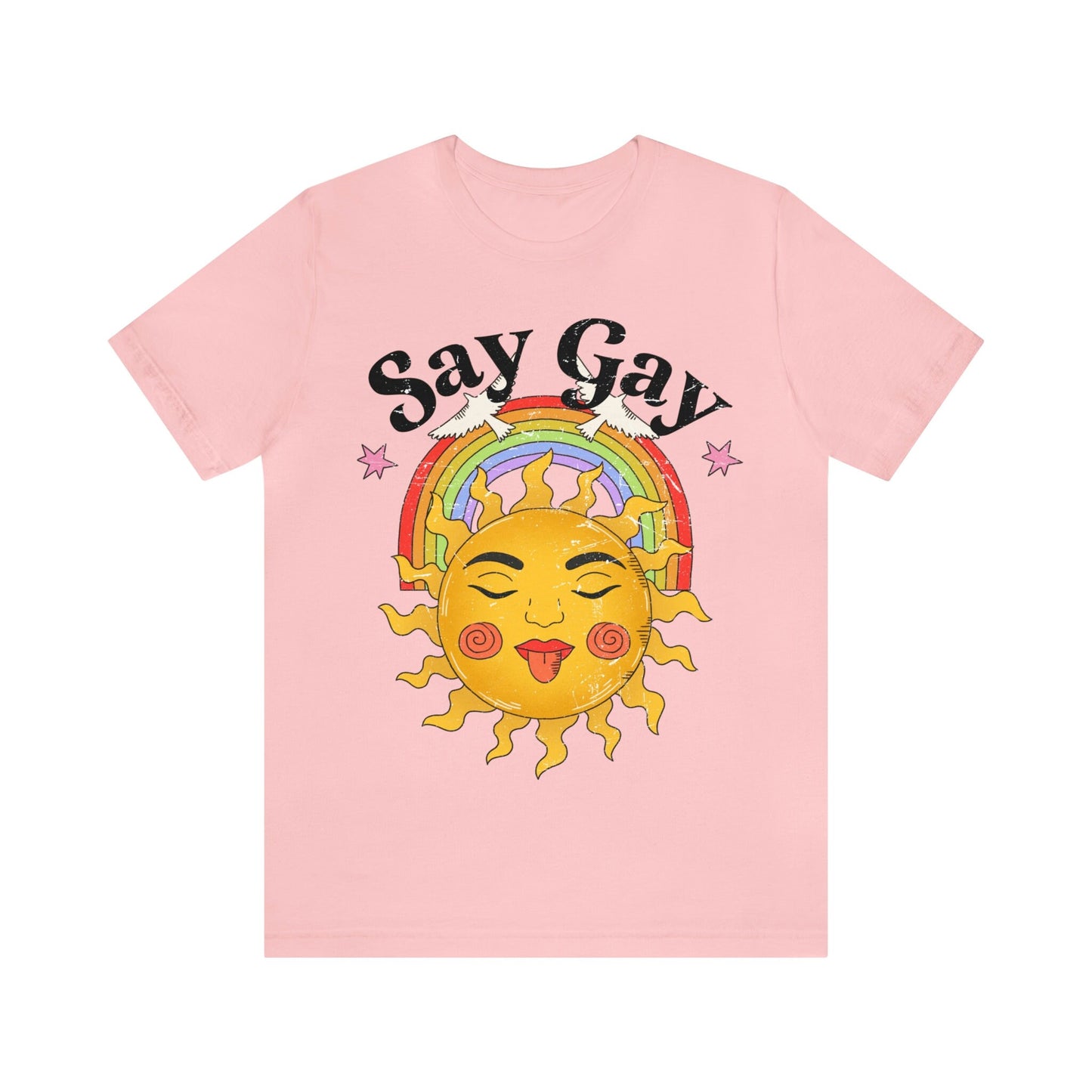 retro grunge lgbt shirt