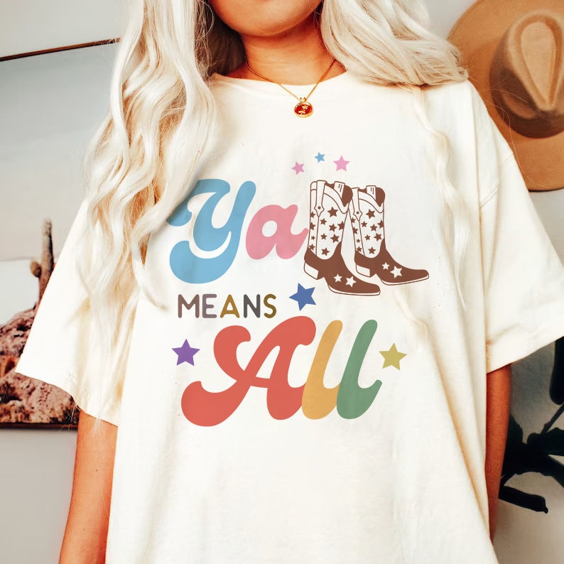 retro cowboy lgbtq shirt