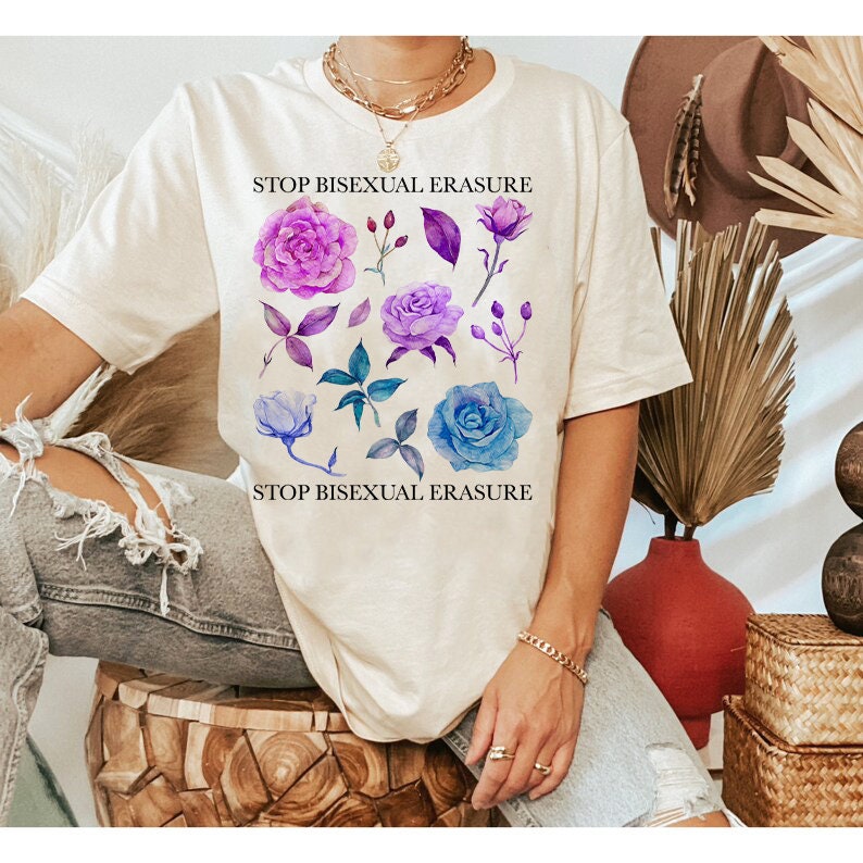 Stop bisexual erasure shirt