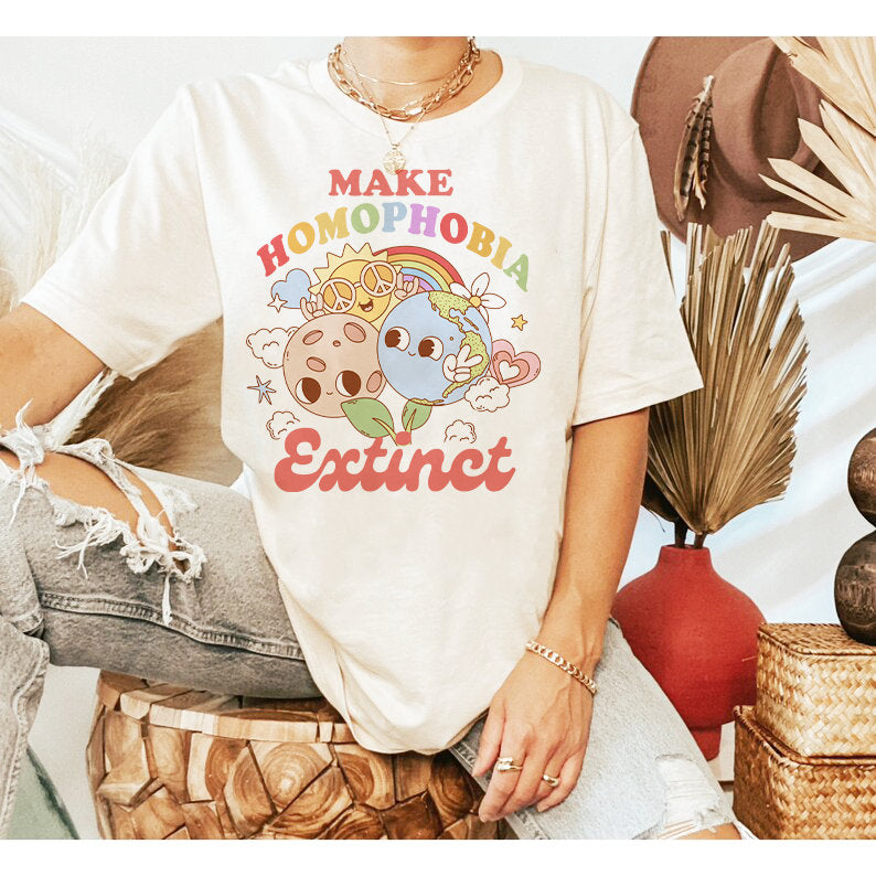 Make homophobia extinct shirt