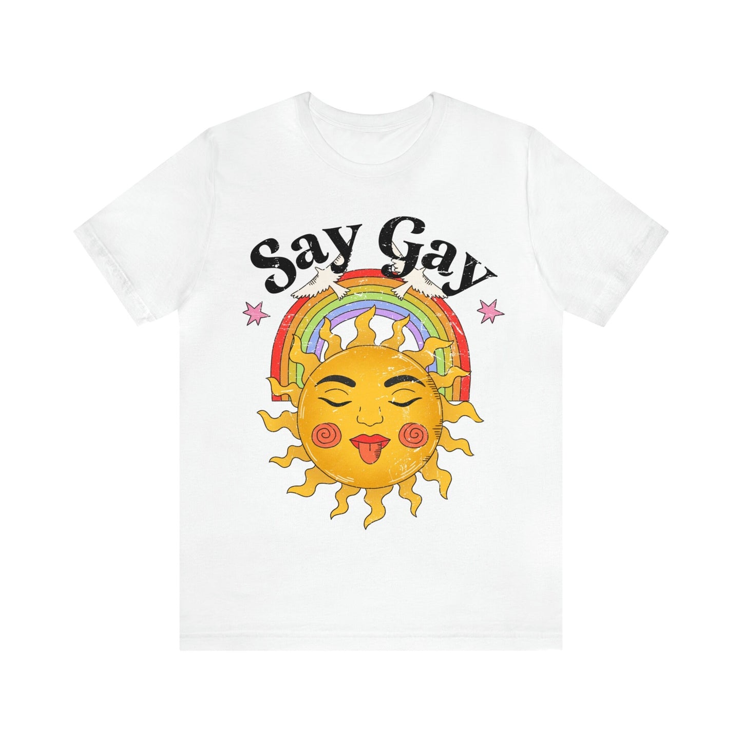 retro grunge lgbt shirt