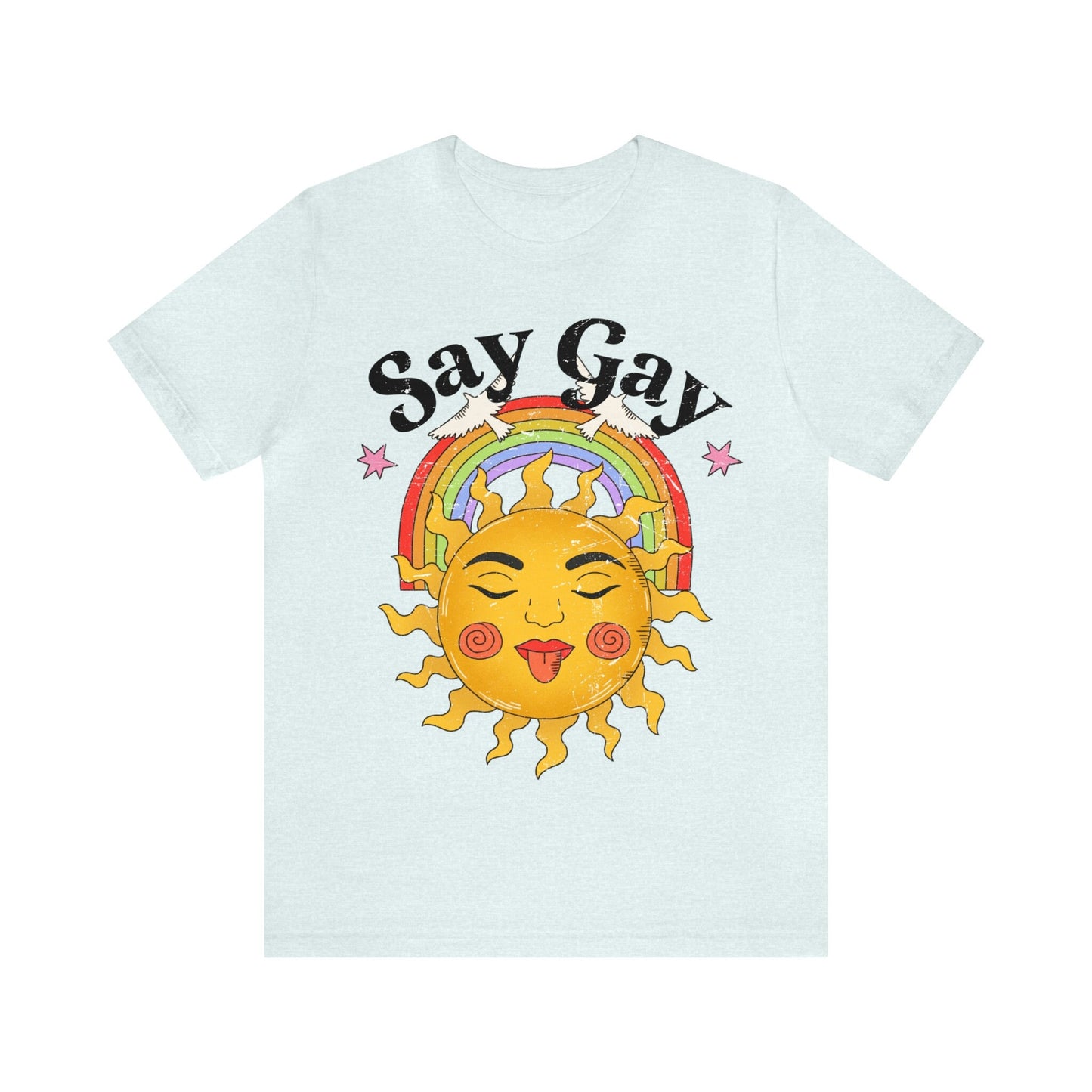 retro grunge lgbt shirt