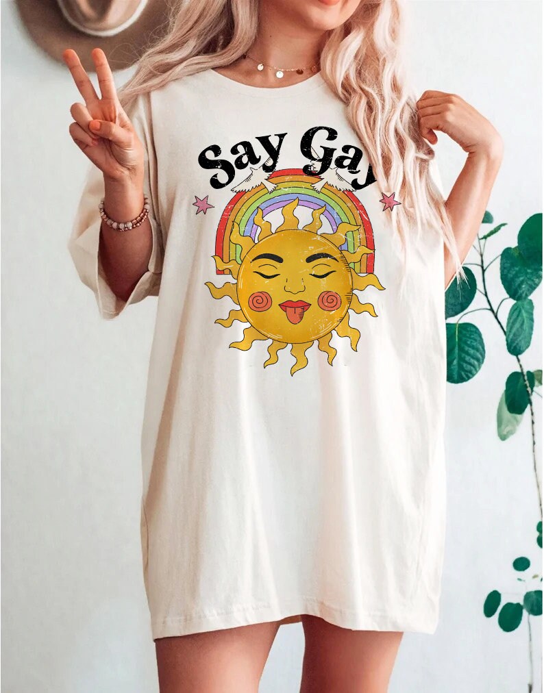 retro grunge lgbt shirt