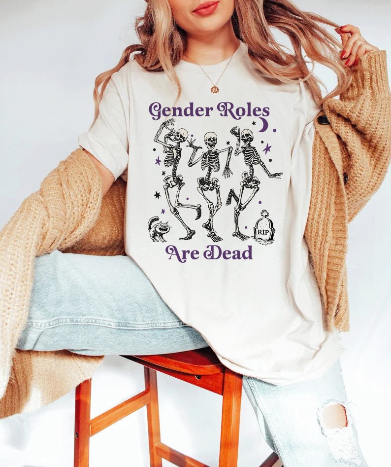 Gender roles are dead shirt | agender | nonbinary shirt | nonbinary pride | no gender | genderqueer | enby shirt | nonbinary gift | queer