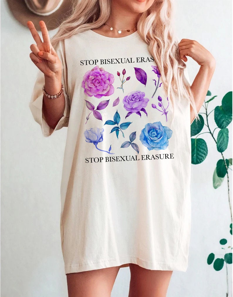 Stop bisexual erasure shirt