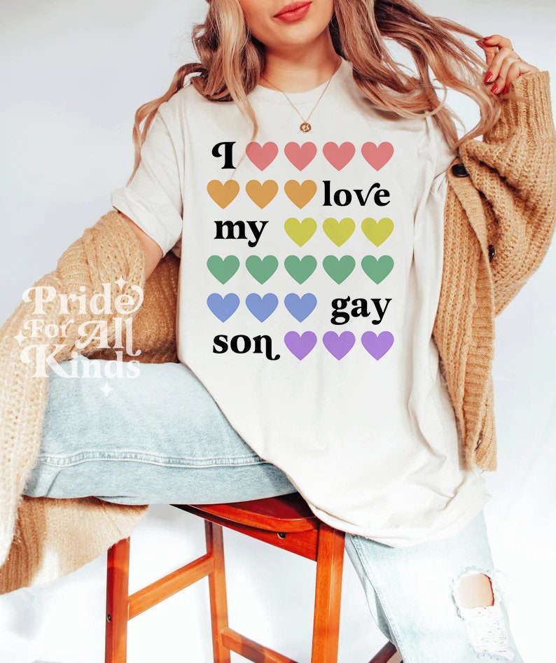 I love my gay son shirt