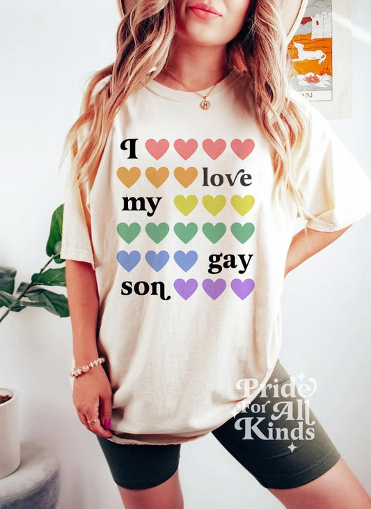 I love my gay son shirt