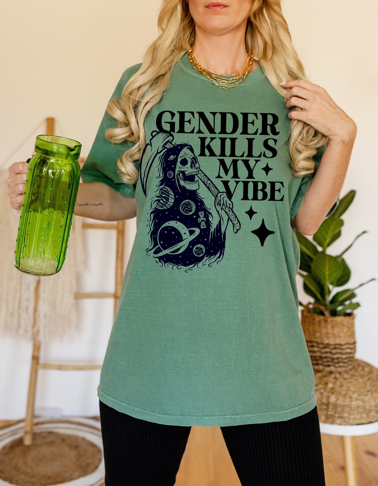 Comfort Colors - Gender kills my vibe shirt