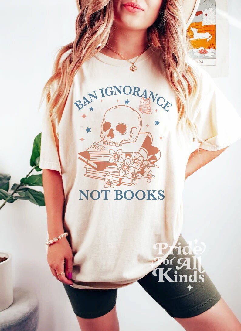 ban ignorance not books shirt