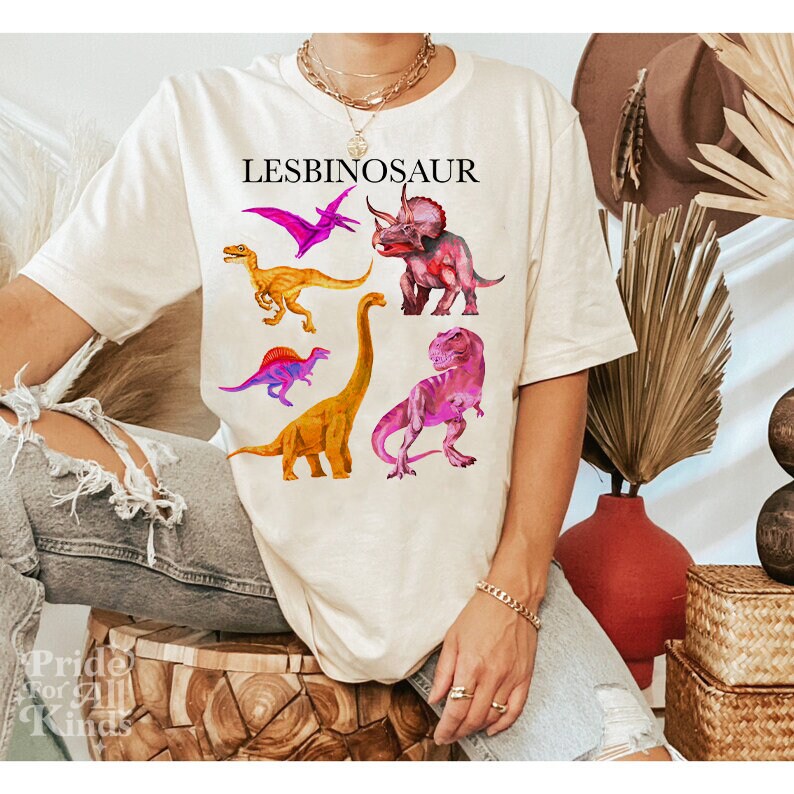 Lesbian dinosaur shirt