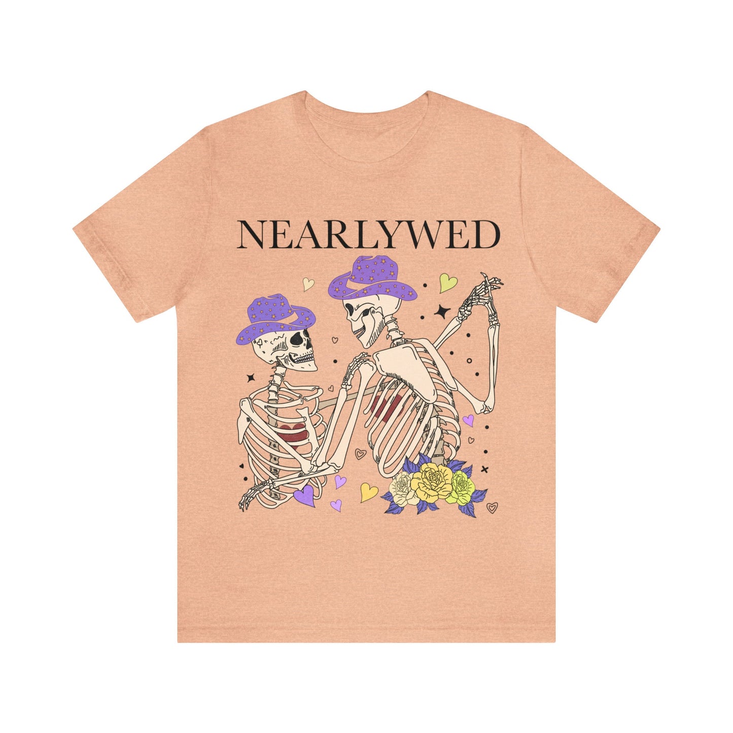 Nearly wed shirt | nonbinary wedding shirt | nonbinary engagement | bachelorette | enby shirt | subtle nonbinary | i do crew | queer wedding