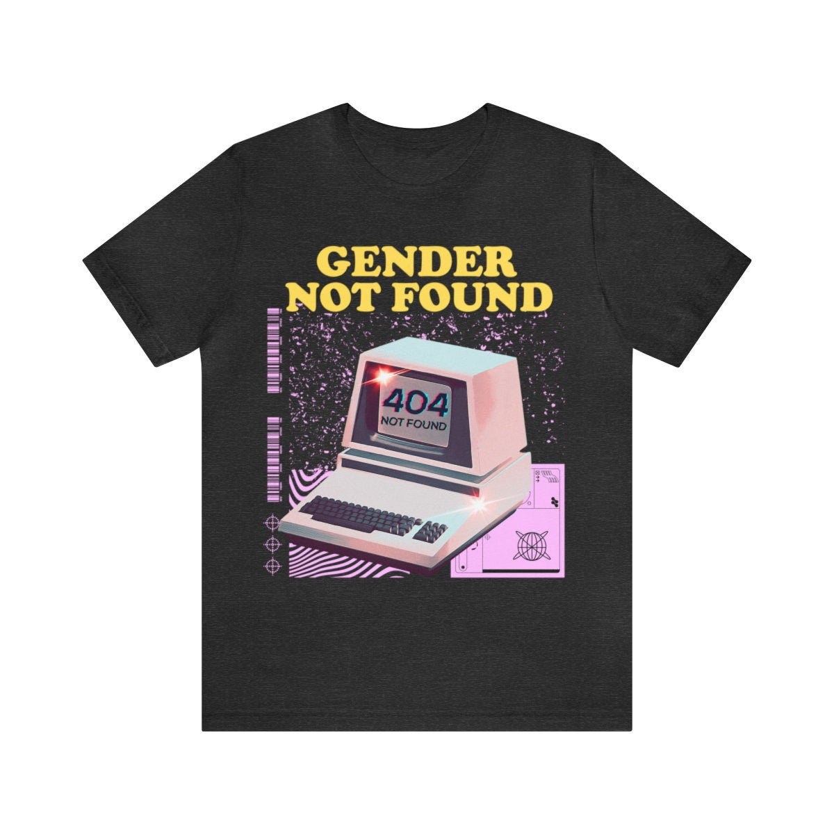 Gender not found shirt | nonbinary shirt | nonbinary gift | enby pride shirt | agender | agender pride | pronouns | they them | no gender