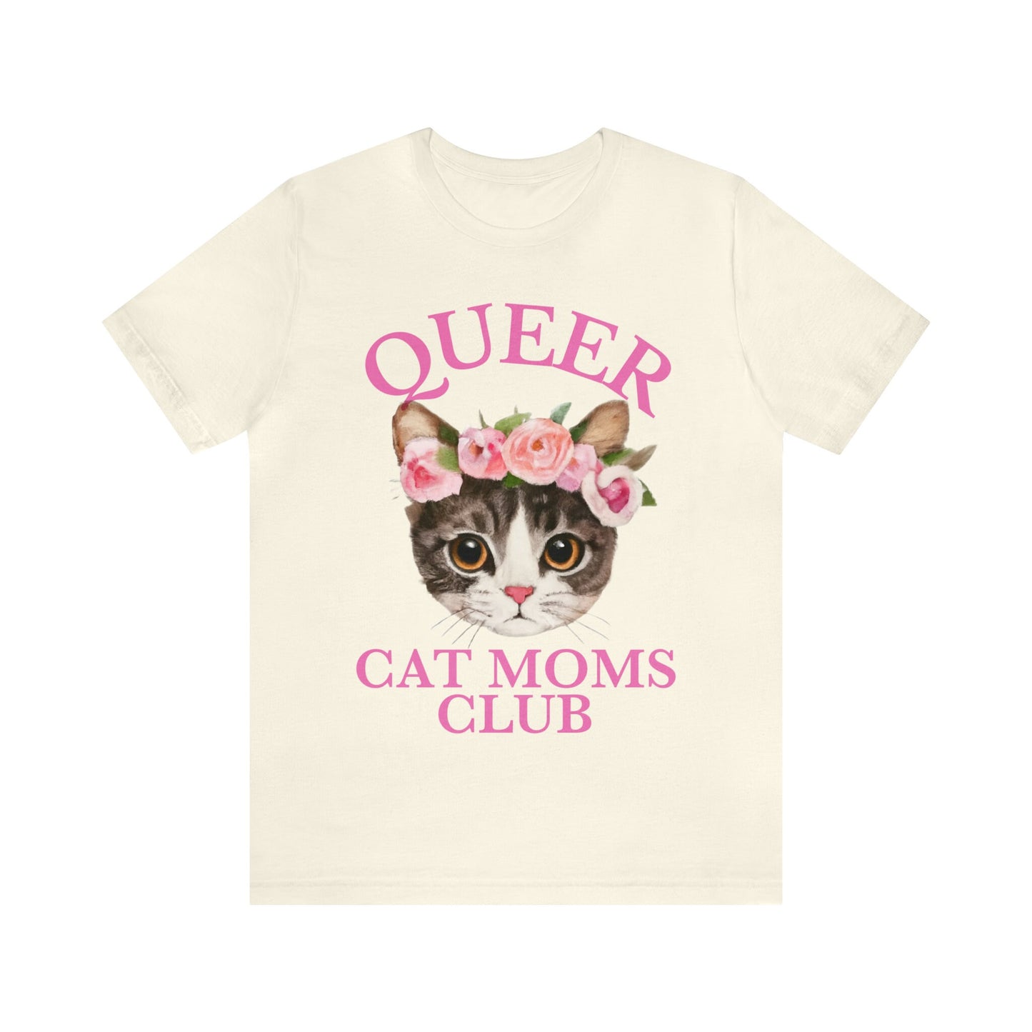 Queer cat moms club shirt