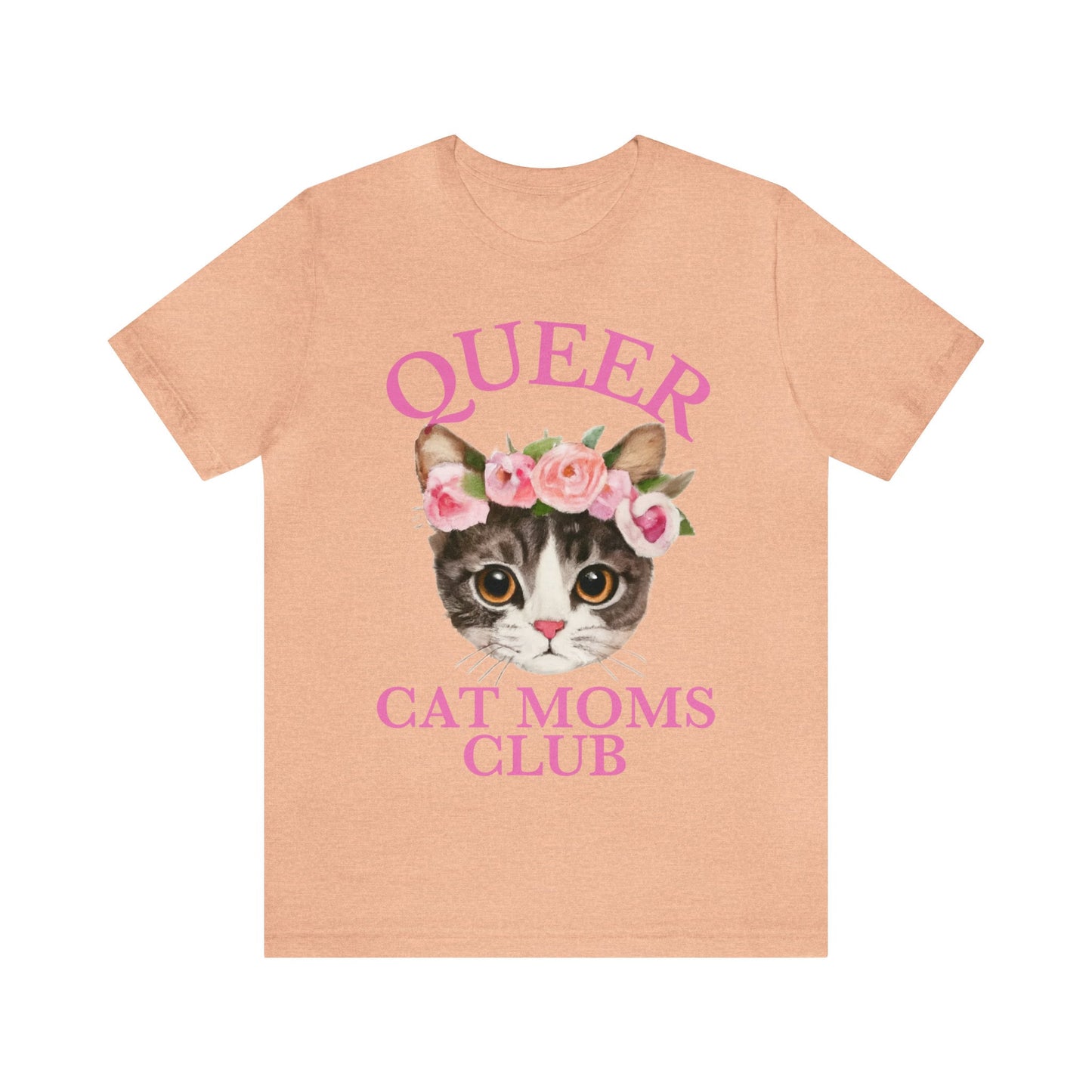 Queer cat moms club shirt