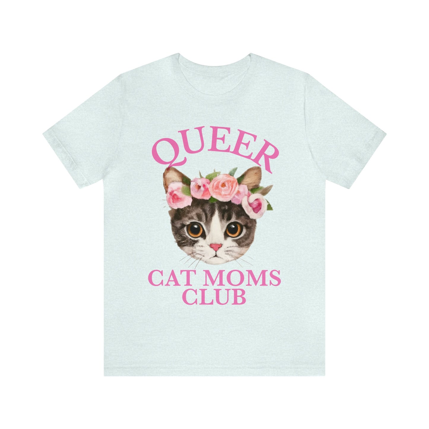 Queer cat moms club shirt