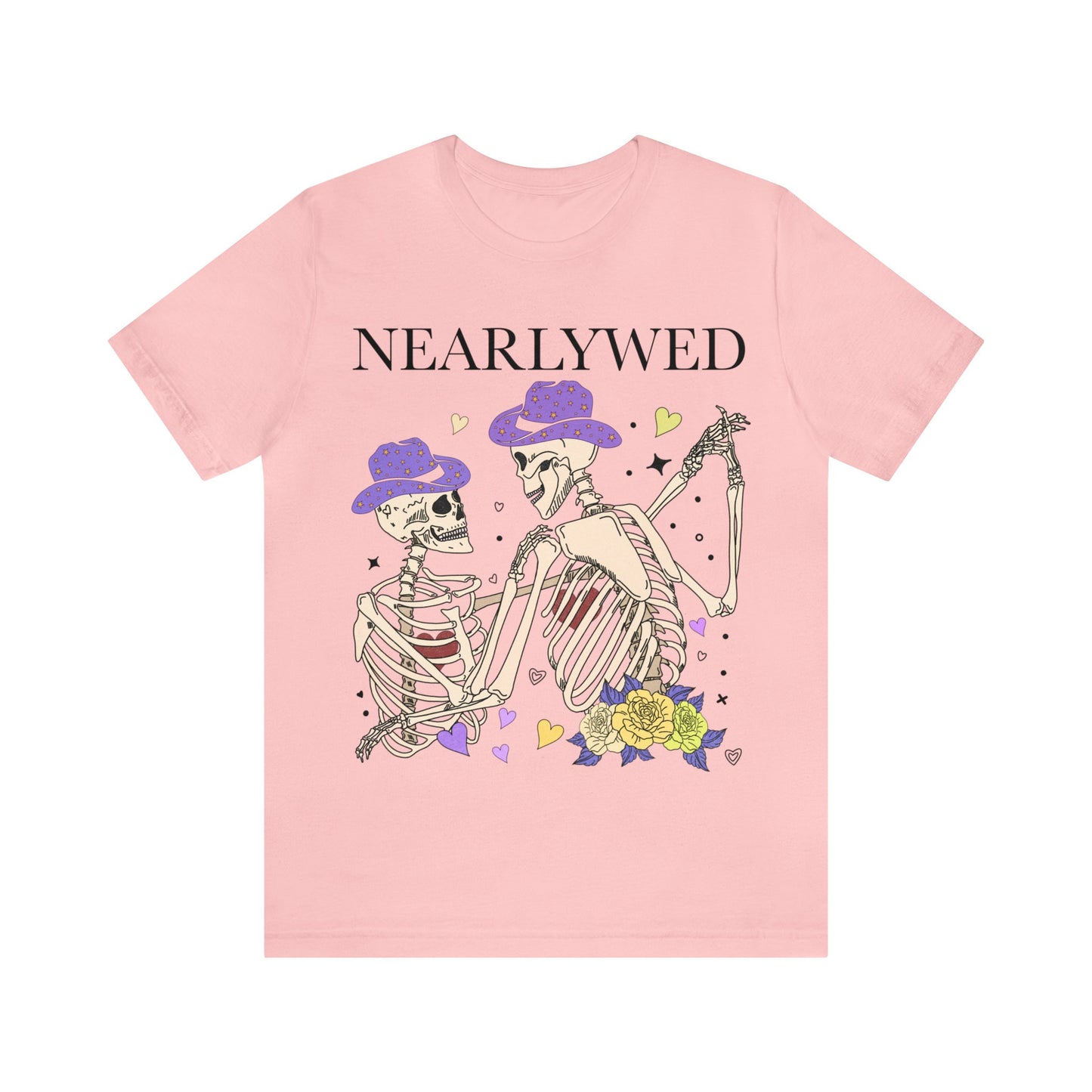 Nearly wed shirt | nonbinary wedding shirt | nonbinary engagement | bachelorette | enby shirt | subtle nonbinary | i do crew | queer wedding