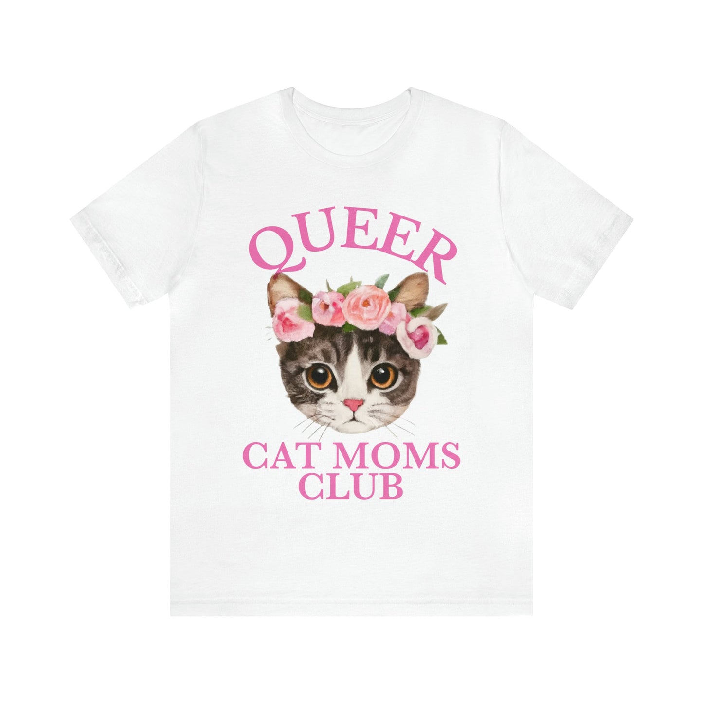 Queer cat moms club shirt