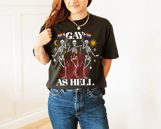 gay as hell shirt