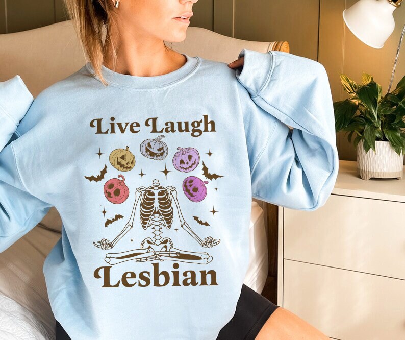 lesbian halloween sweatshirt