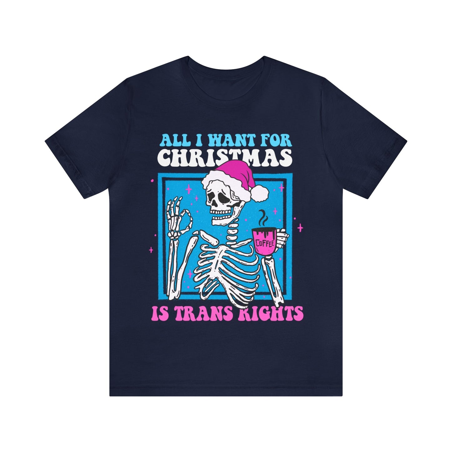Trans rights christmas | trans pride christmas shirt | transgender xmas | gift for trans | trans ally | goth trans | lgbtq pride christmas
