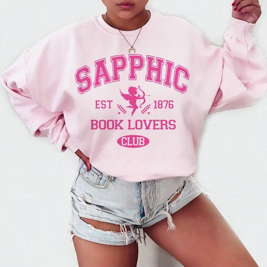 Sapphic book lovers club sweatshirt