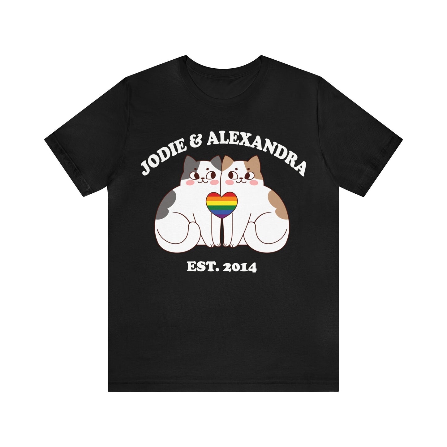Custom Couple LGBT Valentines shirt