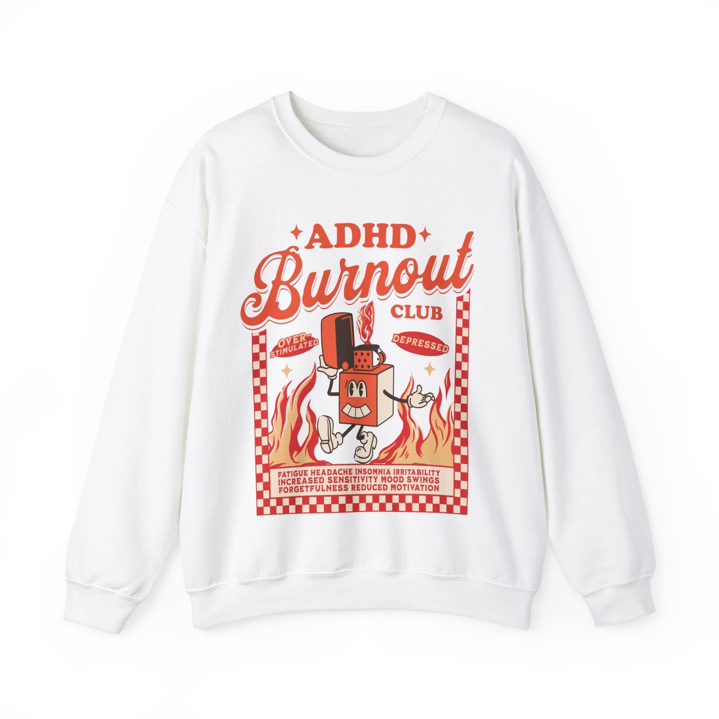 Adhd burnout sweatshirt | neurodiversity sweatshirt | anxiety sweatshirt | audhd | neurospicy | empathy sweatshirt | slp | bcba | autism