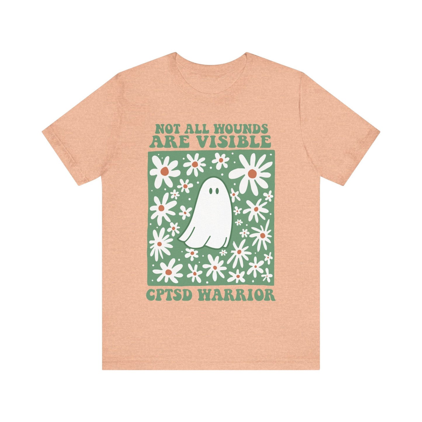 Not all wounds are visible shirt | cptsd | trauma and the brain | suicide awareness | mental health month | ati mental health | bcba shirt