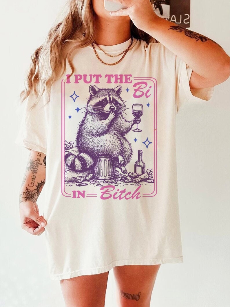 I put the bi in bitch | bisexual shirt | bi pride shirt | subtle bisexual | pride merch | funny bisexual | bi clothing | bisexual sweater