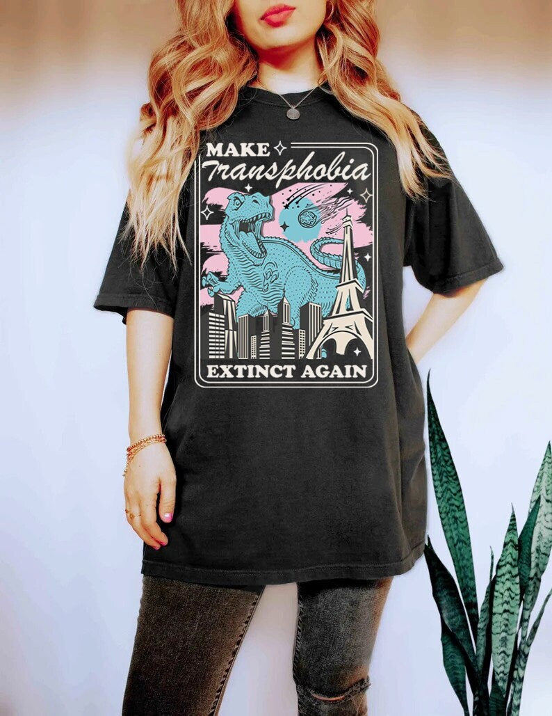 Make transphobia extinct again | stop transphobia | protect trans kids | trans rights are human rights | trans lives matter | trans youth