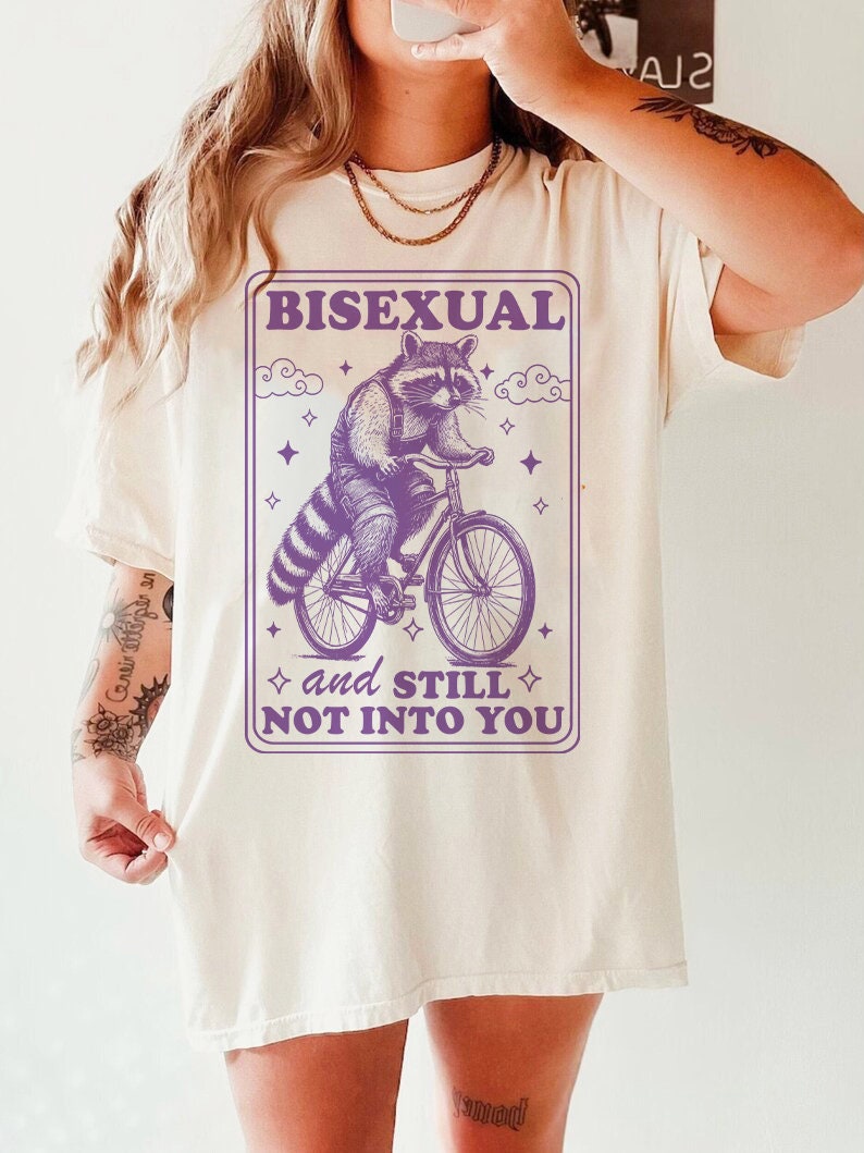 Bisexual and still not into you | bi clothing | bi pride shirt | pride merch | bisexual t shirt | subtle bisexual | bisexual pride gift |