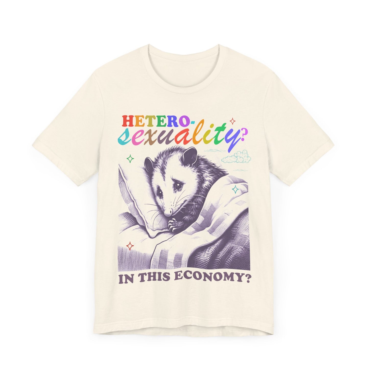 Heterosexuality In this economy | funny lesbian shirt | funny lgbt | pansexual shirt | cool queer shirt | bi pride shirt | be gay do crime