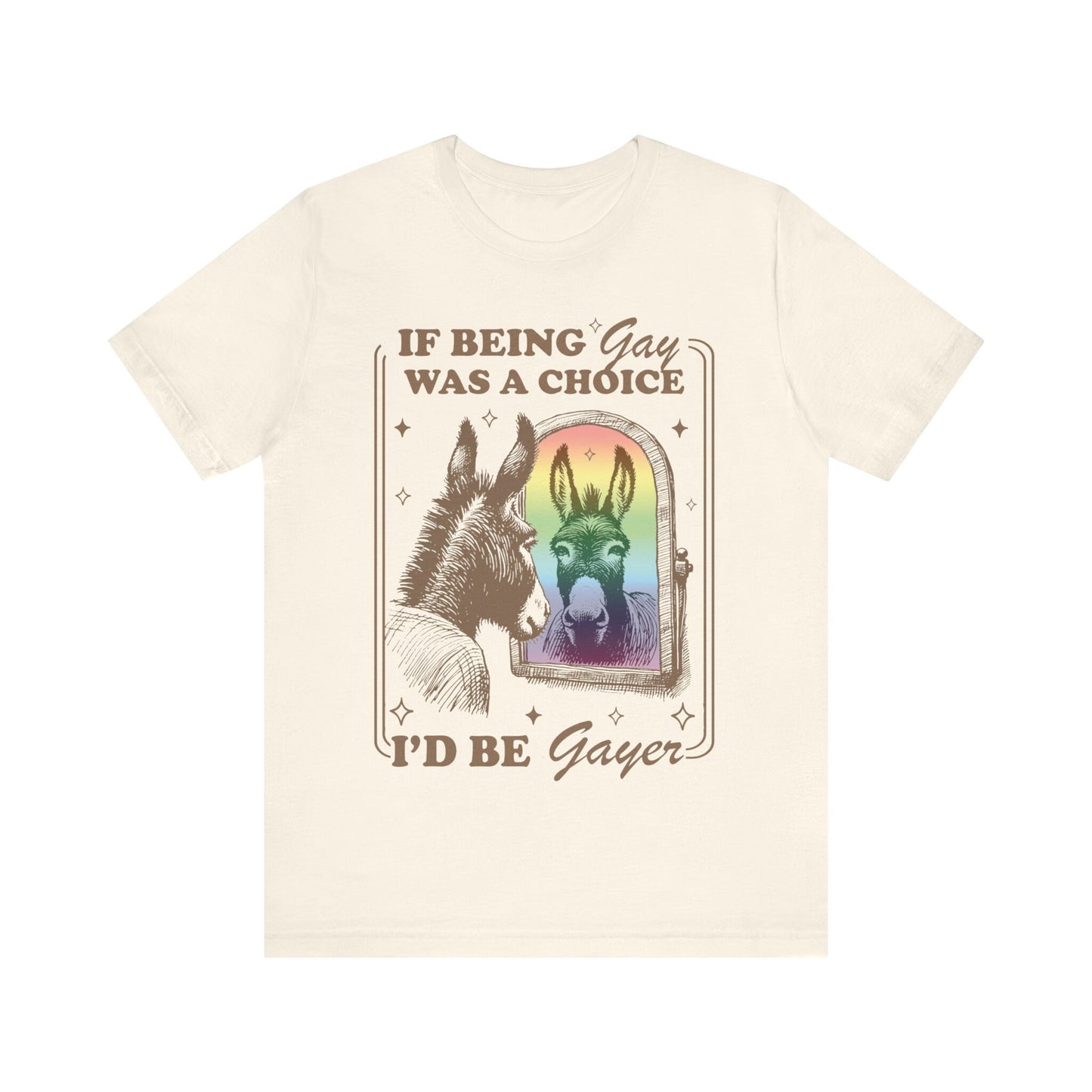 If being gay was a choice id be gayer | pride merch | funny gay shirt | funny lesbian shirt | bi pride shirt | subtle pride shirt |mlm pride