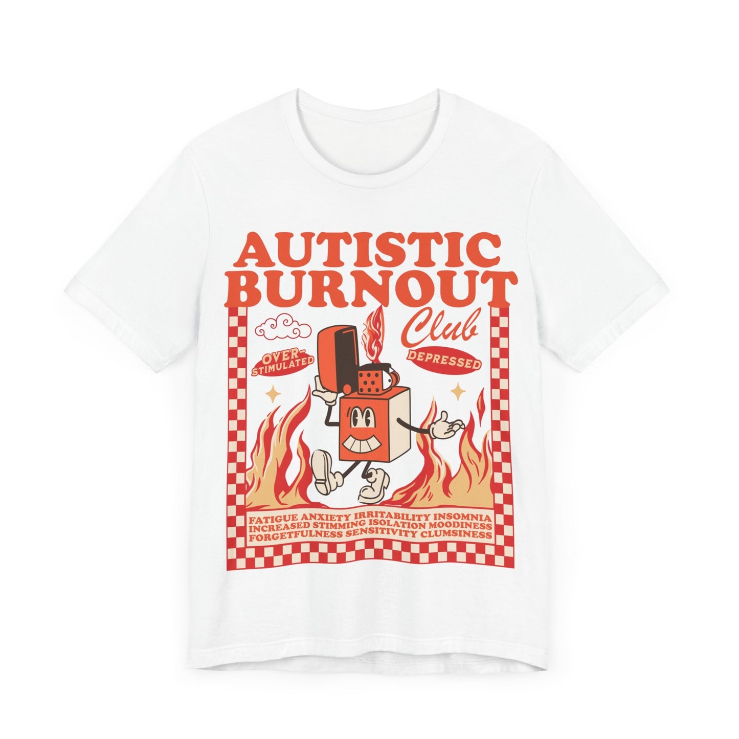 Autistic club | neurospicy | neurodiversity affirming | adult autism sensory | autism therapy | overstimulated | actually autistic shirt