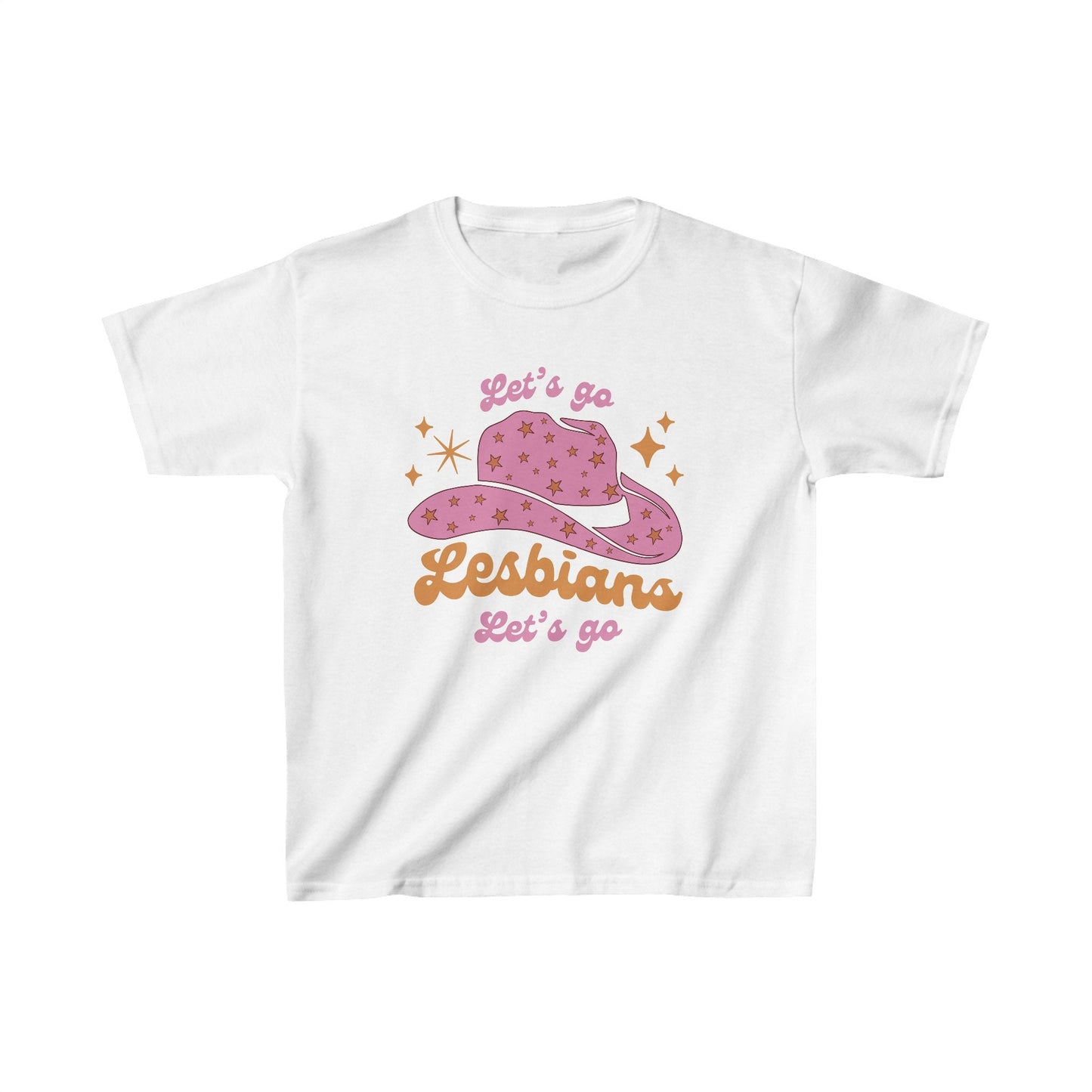 Let's go lesbians let's go | retro lesbian shirt | funny lesbian shirt | lesbian clothes | lesbian crop top | sapphic shirt | subtle pride