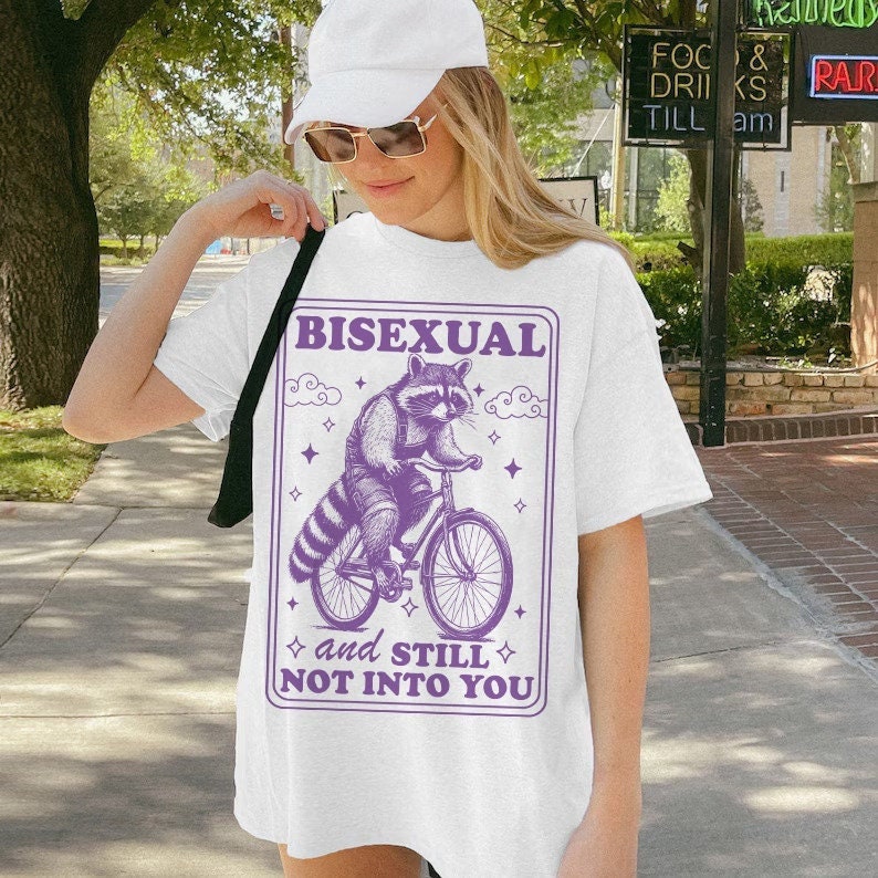 Bisexual and still not into you | bi clothing | bi pride shirt | pride merch | bisexual t shirt | subtle bisexual | bisexual pride gift |